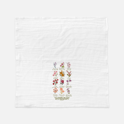 Liturgical Monthly Devotion Tea Towel (Flour Sack)