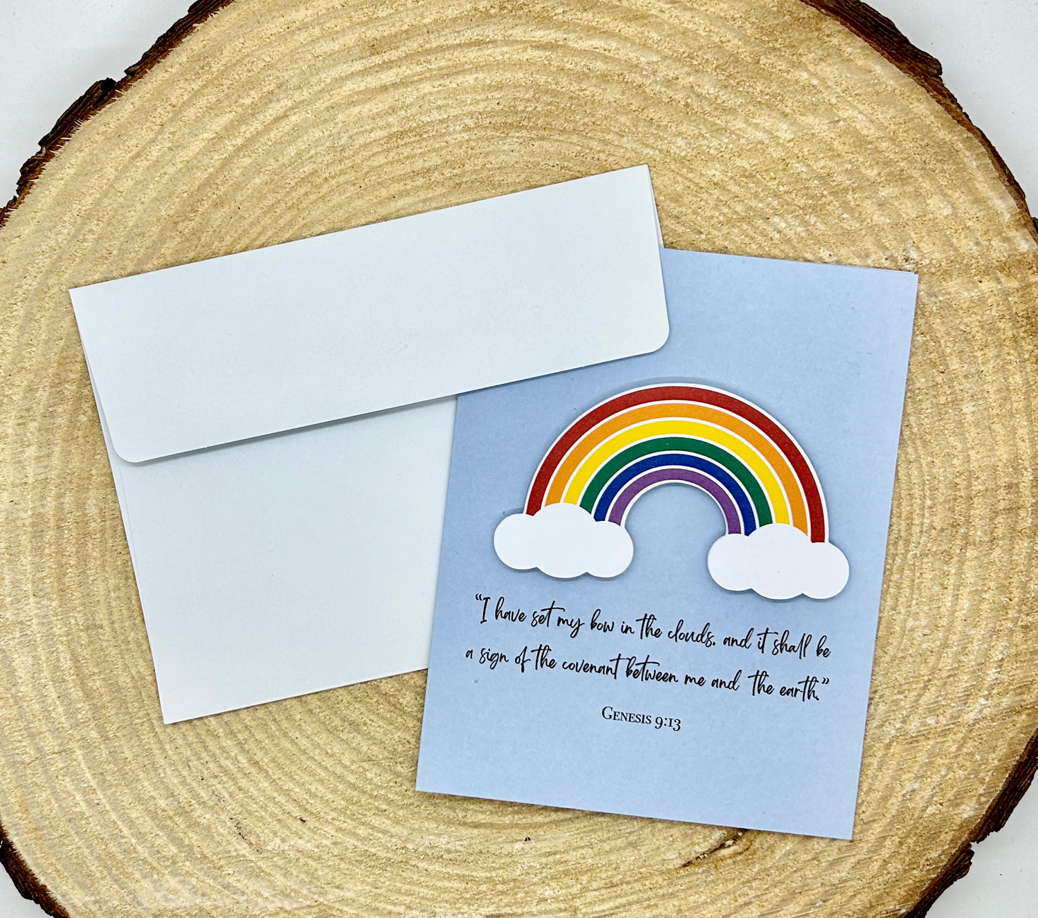 Genesis Rainbow Greeting Card