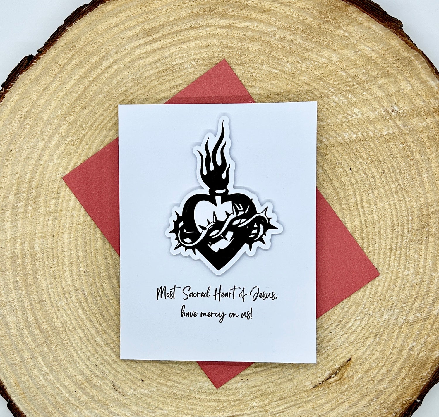 Sacred Heart Greeting Card