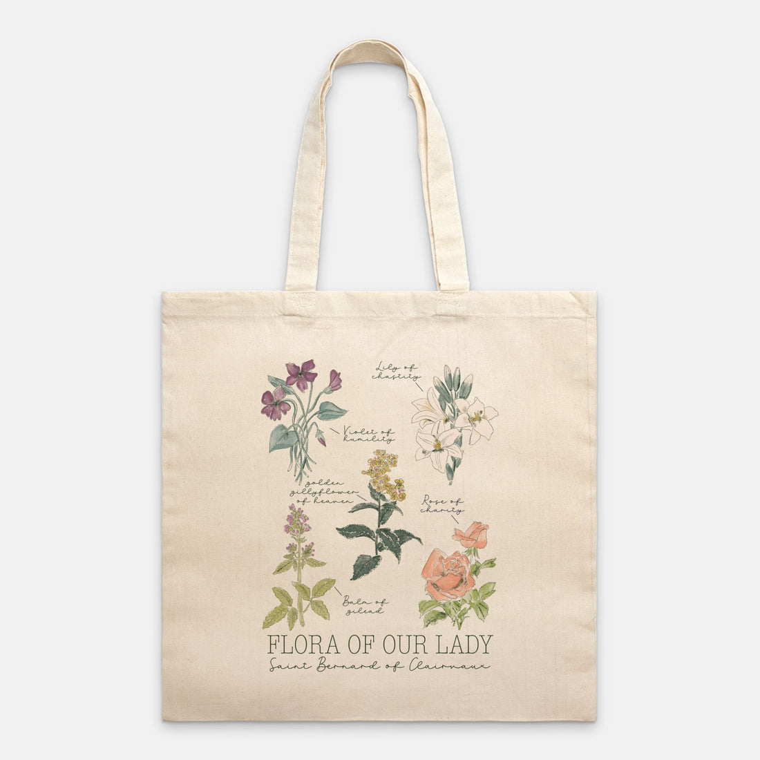 Flora of Our Lady Tote Bag