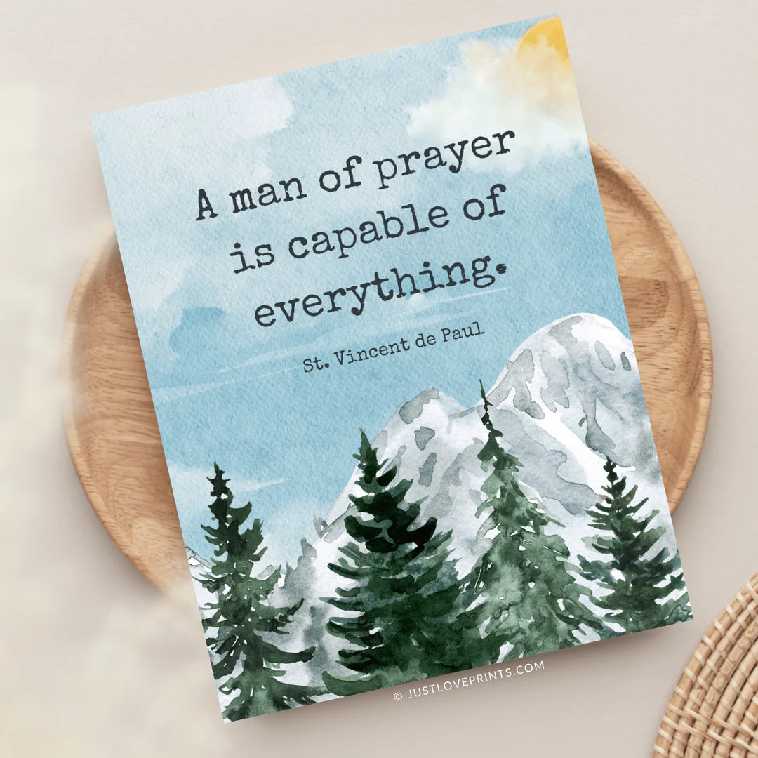 Man of Prayer Greeting Card