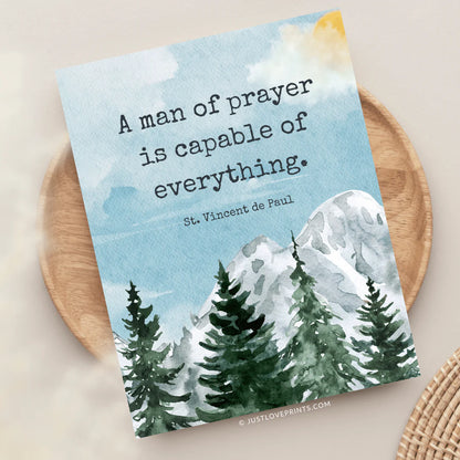 Man of Prayer Greeting Card