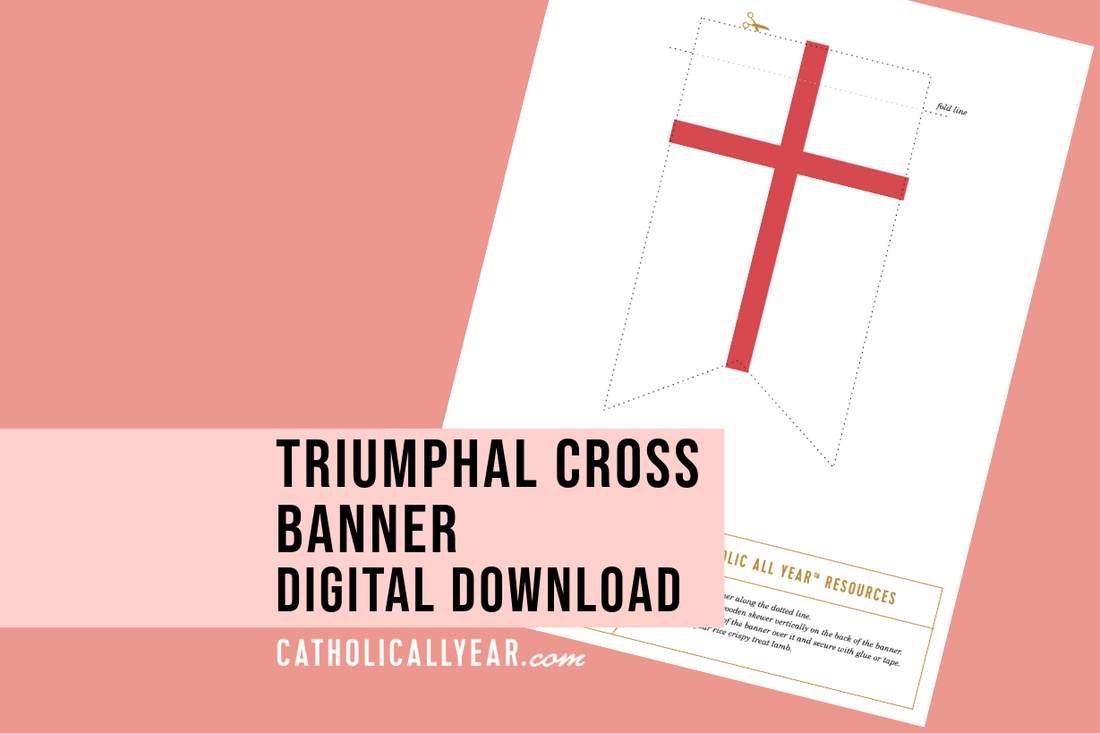 Triumphal Cross Banner {Digital Download}