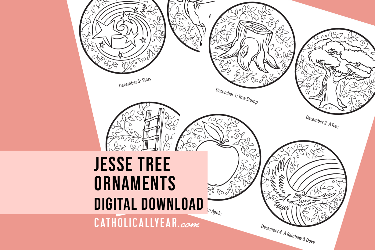 Jesse Tree Ornaments {Digital Download}