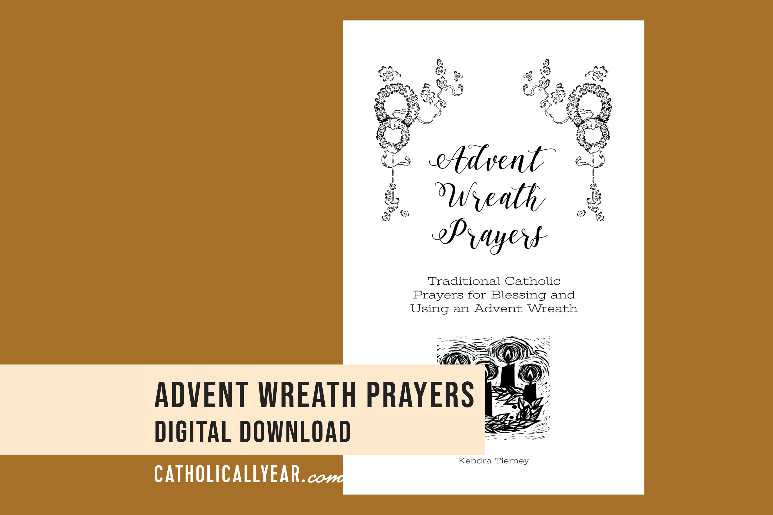 Advent Wreath Prayers Printable Booklet {Digital Download}