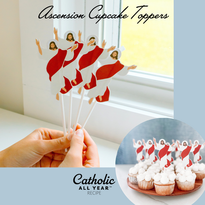 Ascension Cupcake Toppers