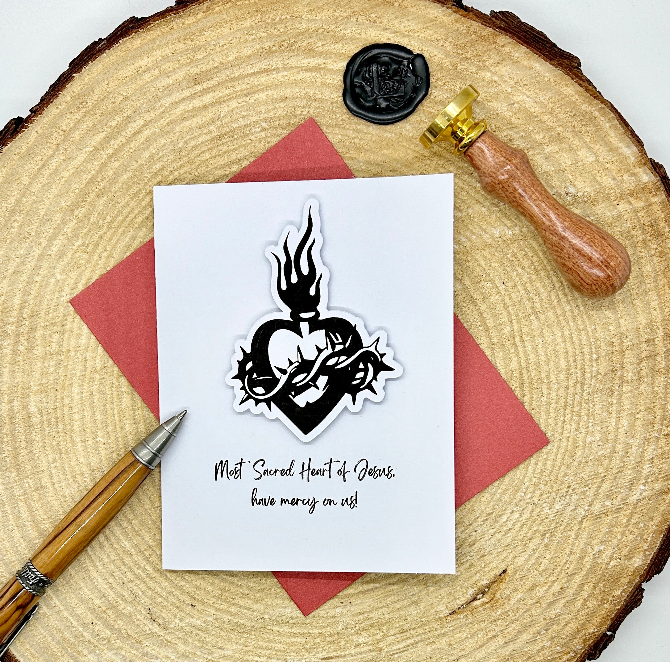 Sacred Heart Greeting Card