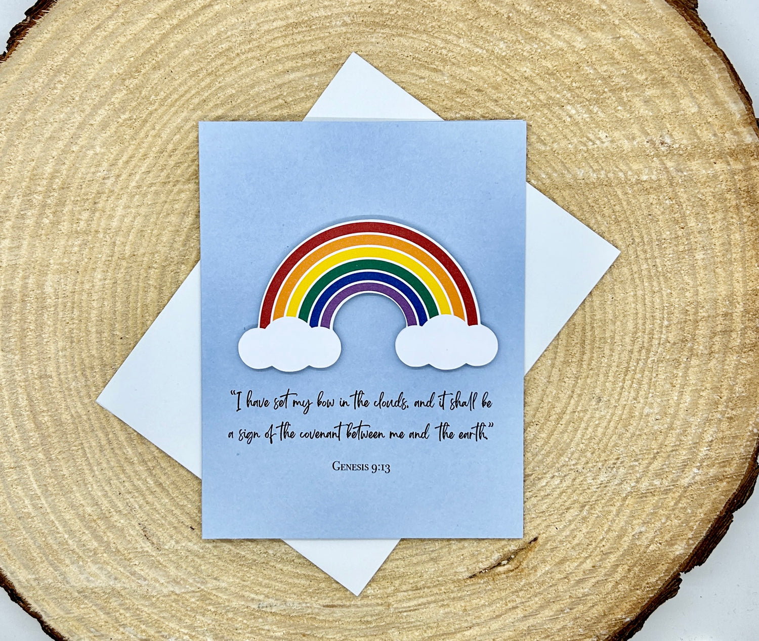 Genesis Rainbow Greeting Card