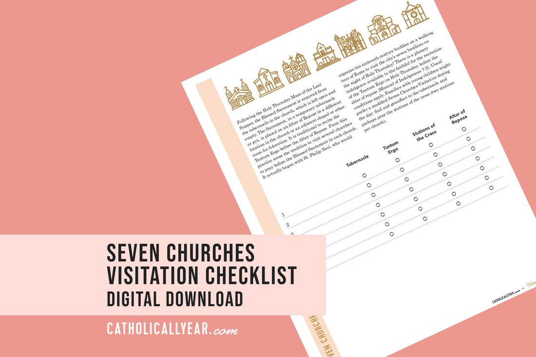 Seven Churches Visitation Checklist Activity {Digital Download}