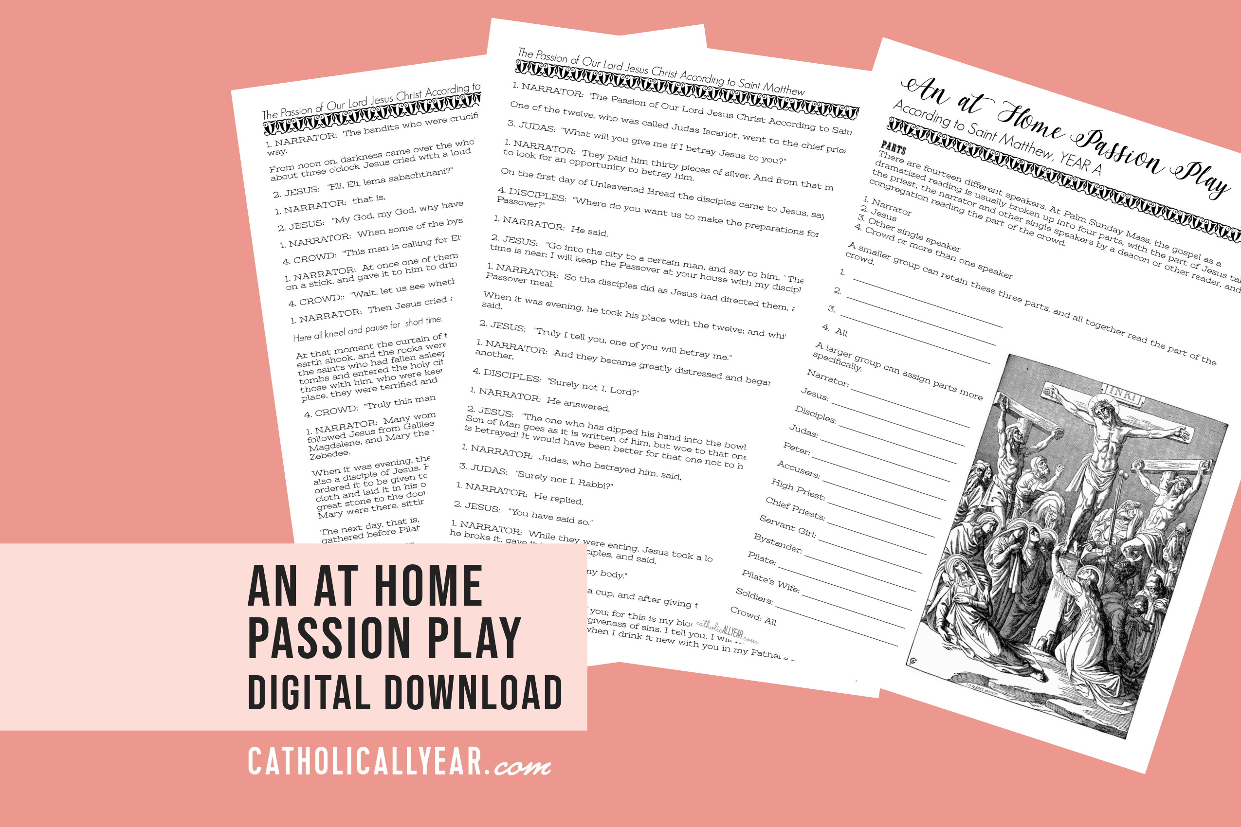 An At Home Passion Play {Digital Download}