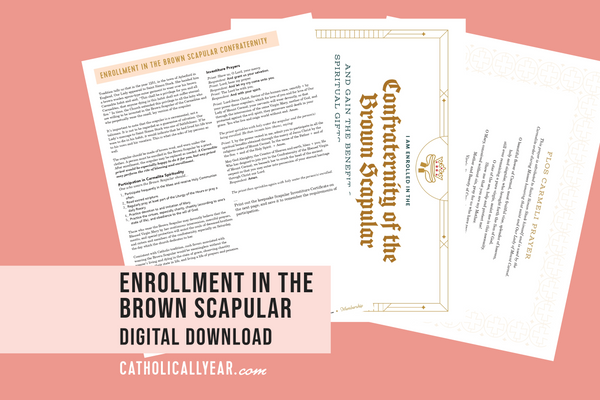 Enrollment in the Brown Scapular