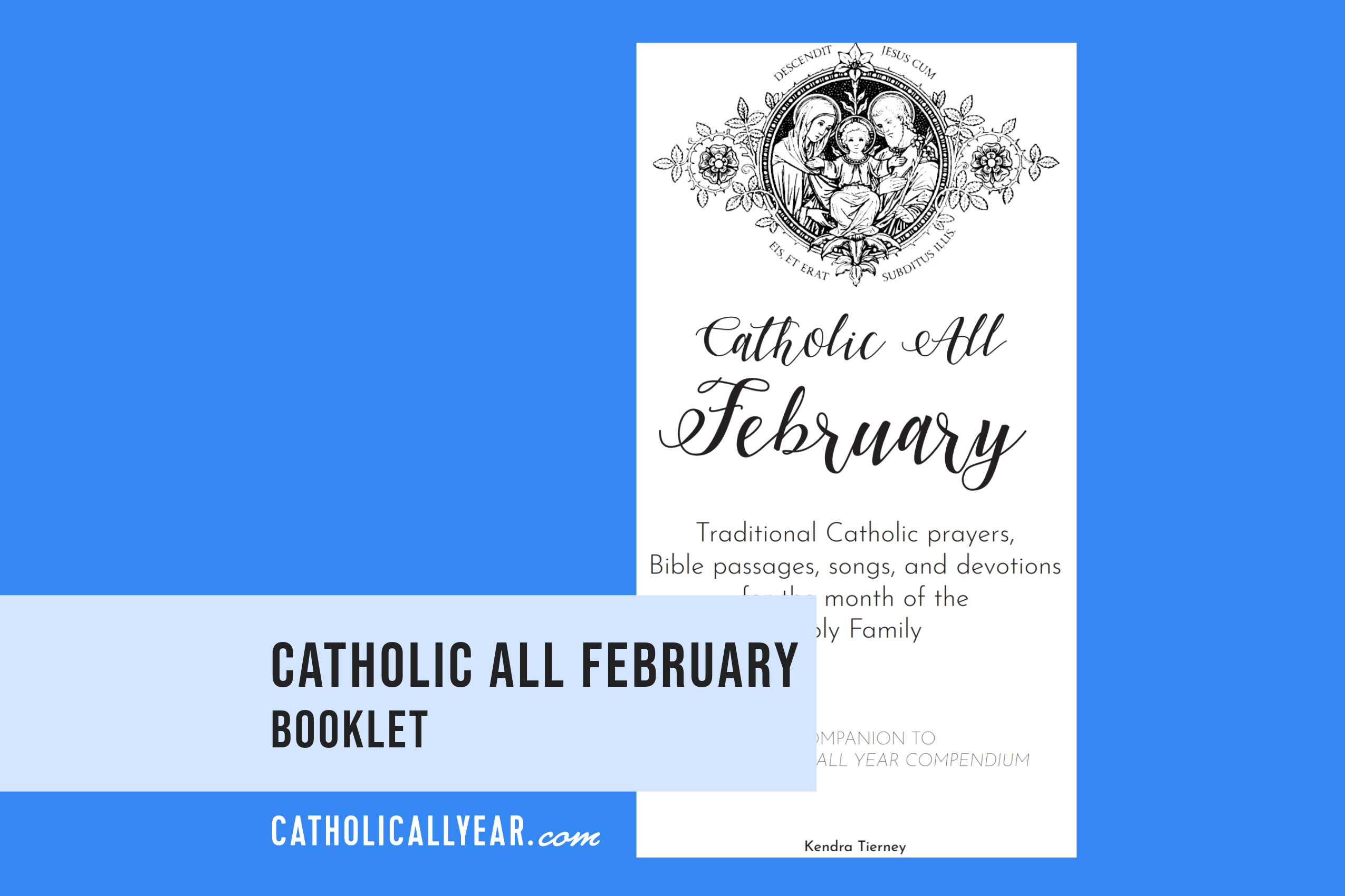 Catholic All February Booklet {Digital Download}