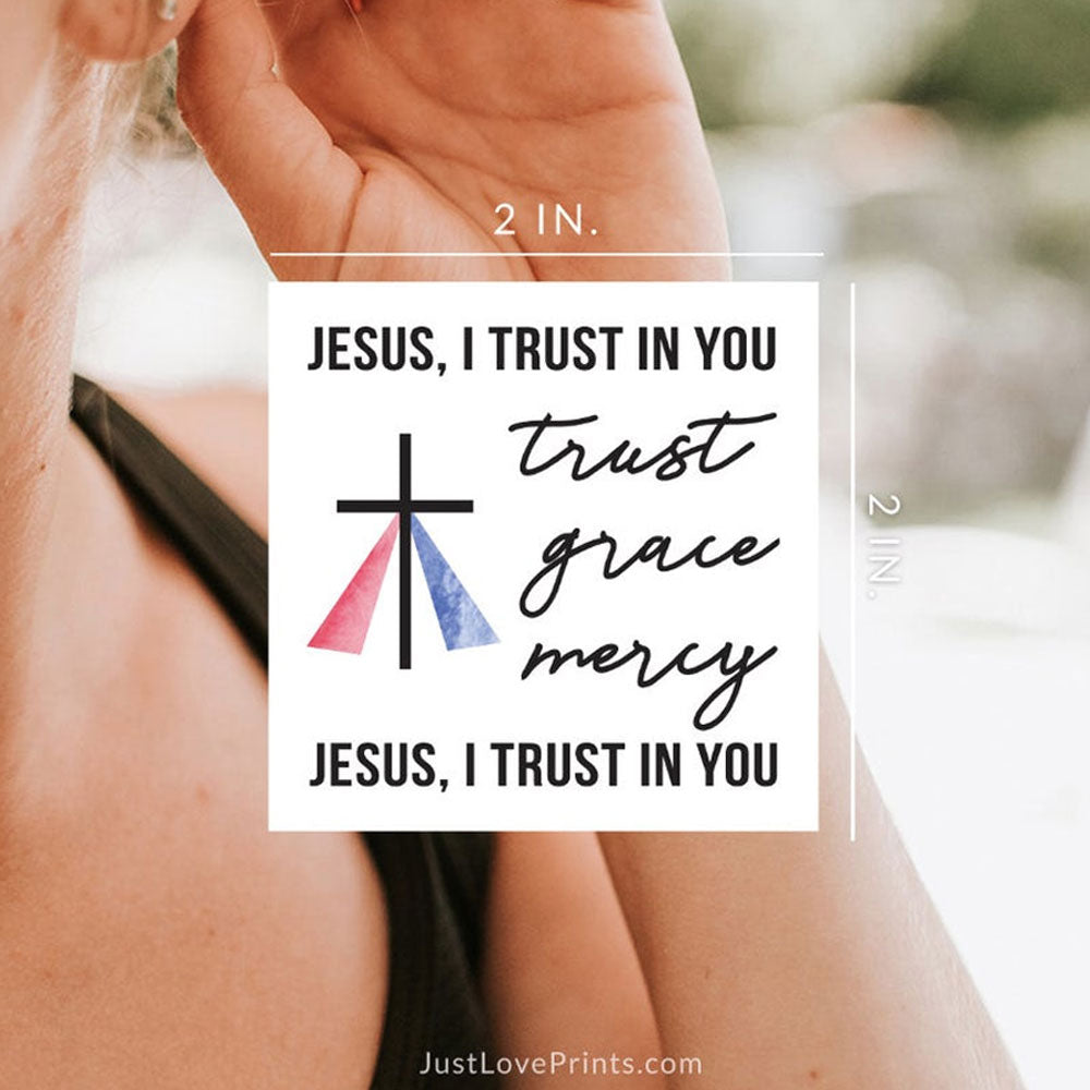 &quot;Divine Mercy Collection&quot; Temporary Tattoos