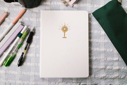 Rejoice Notebook - Gold Eucharist Design