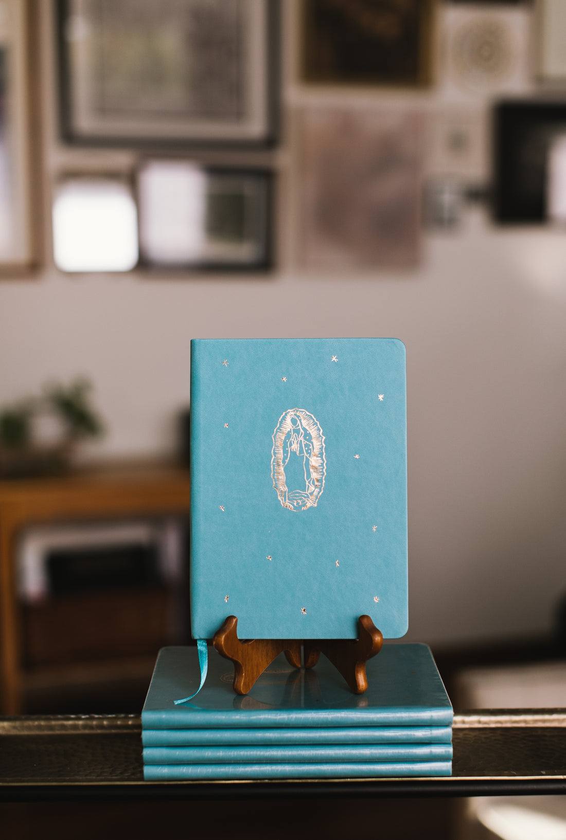 Our Lady of Guadalupe Journal with Gold Detailing