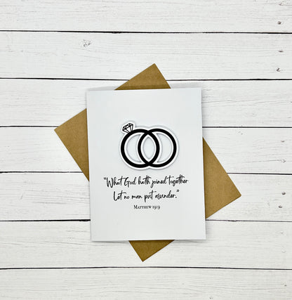 Wedding Rings Greeting Card