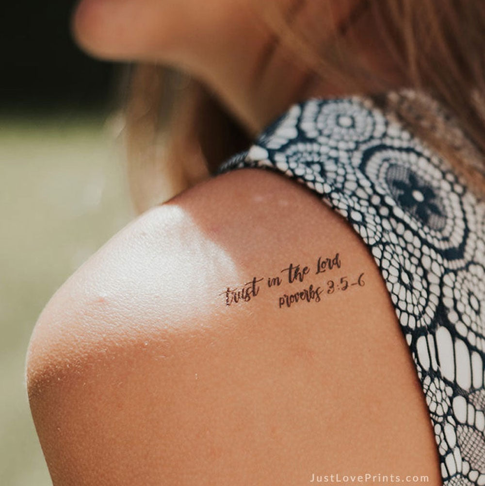 &quot;Faith Over Fear Collection&quot; Temporary Tattoos