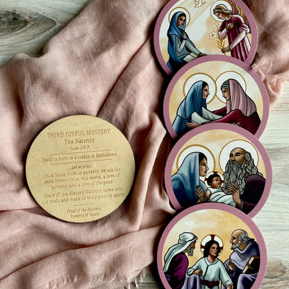 Mysteries of the Rosary Disc Set