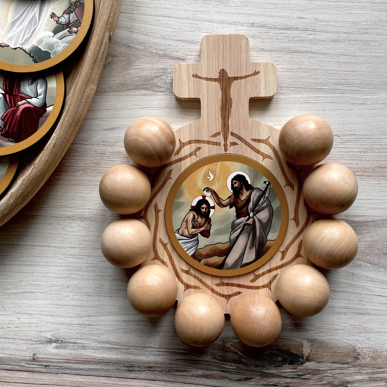 Wooden Decade Rosary Board *SALE*