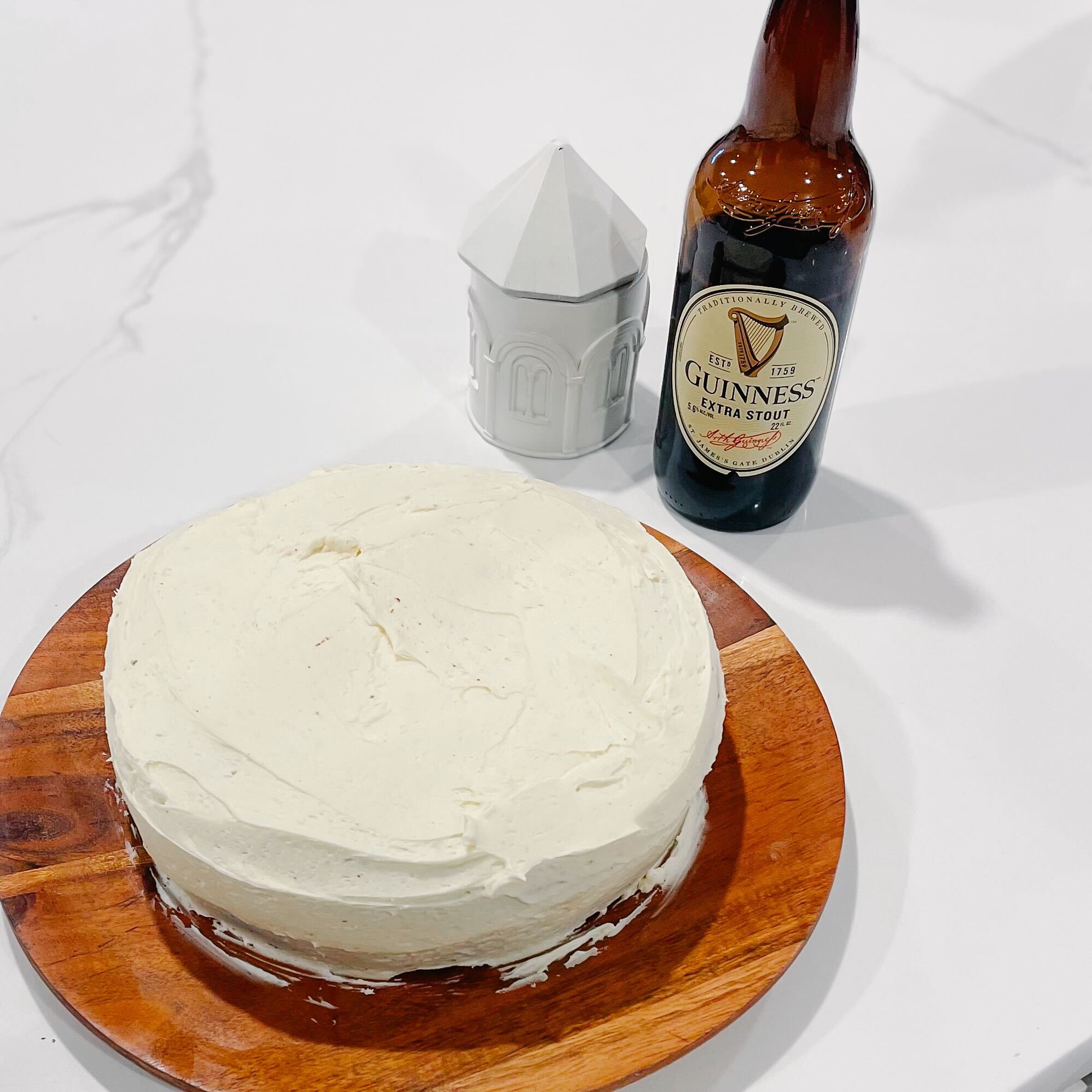 Irish Stout Cake with Buttercream - February 1 - St. Brigid of Ireland