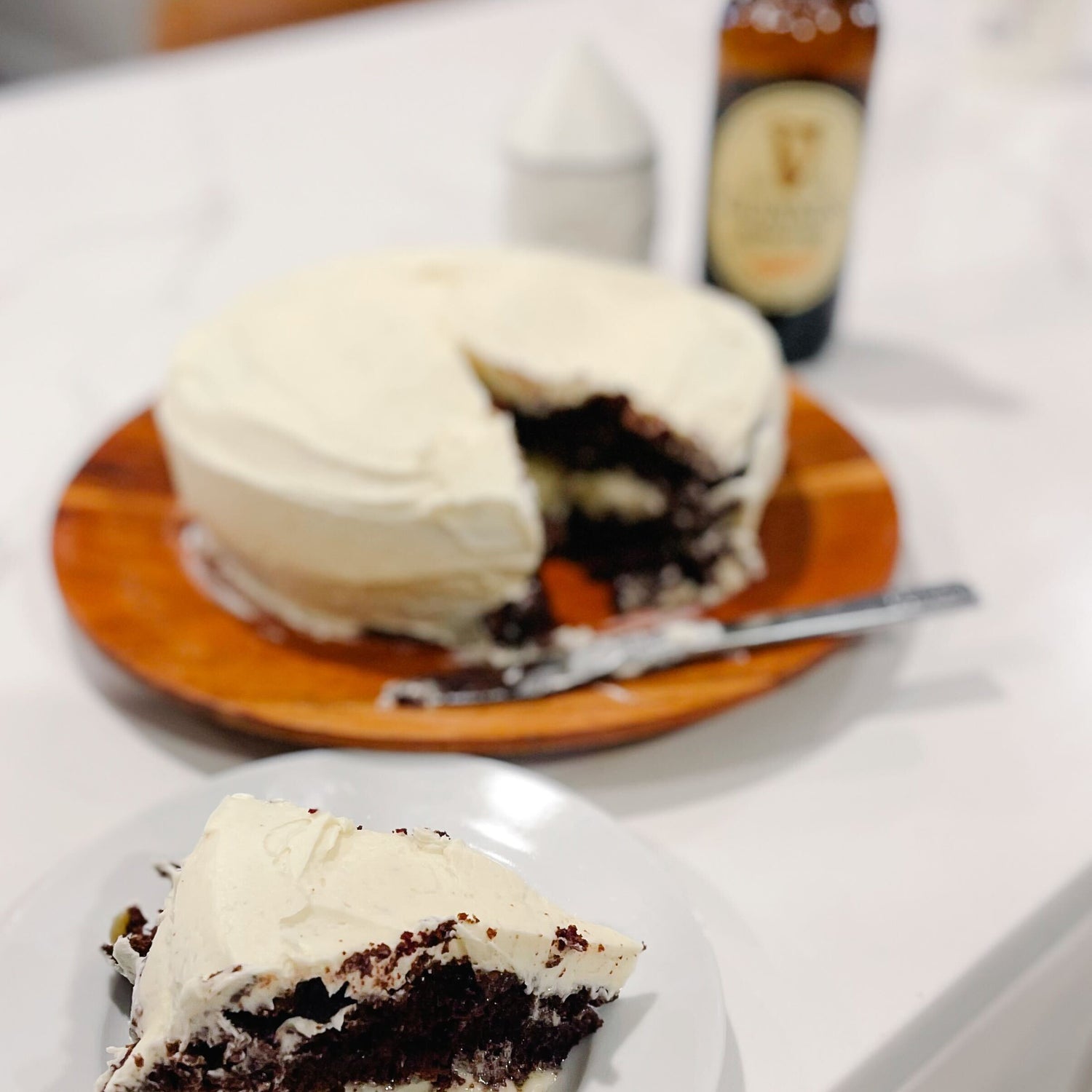 Irish Stout Cake with Buttercream - February 1 - St. Brigid of Ireland