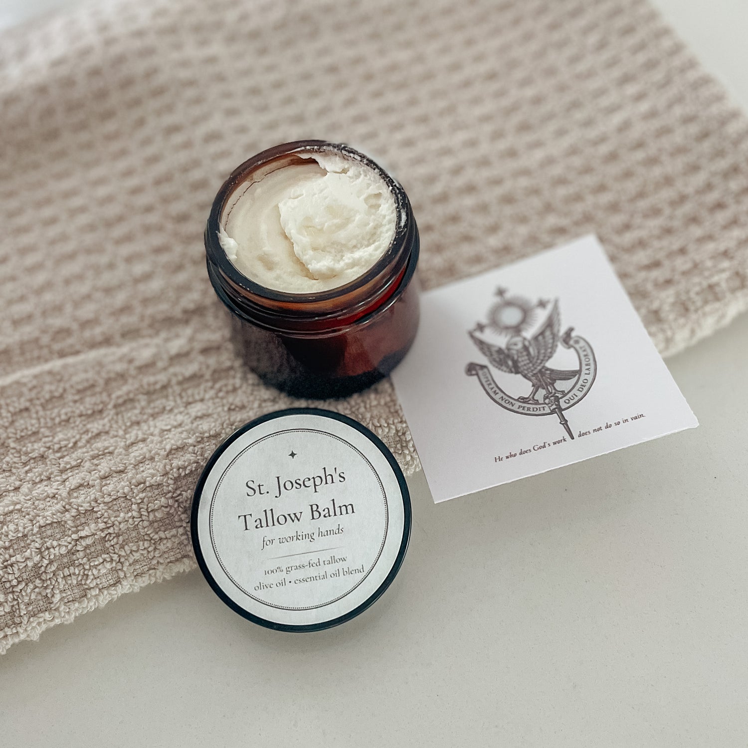St. Joseph’s Whipped Tallow Balm for Working Hands