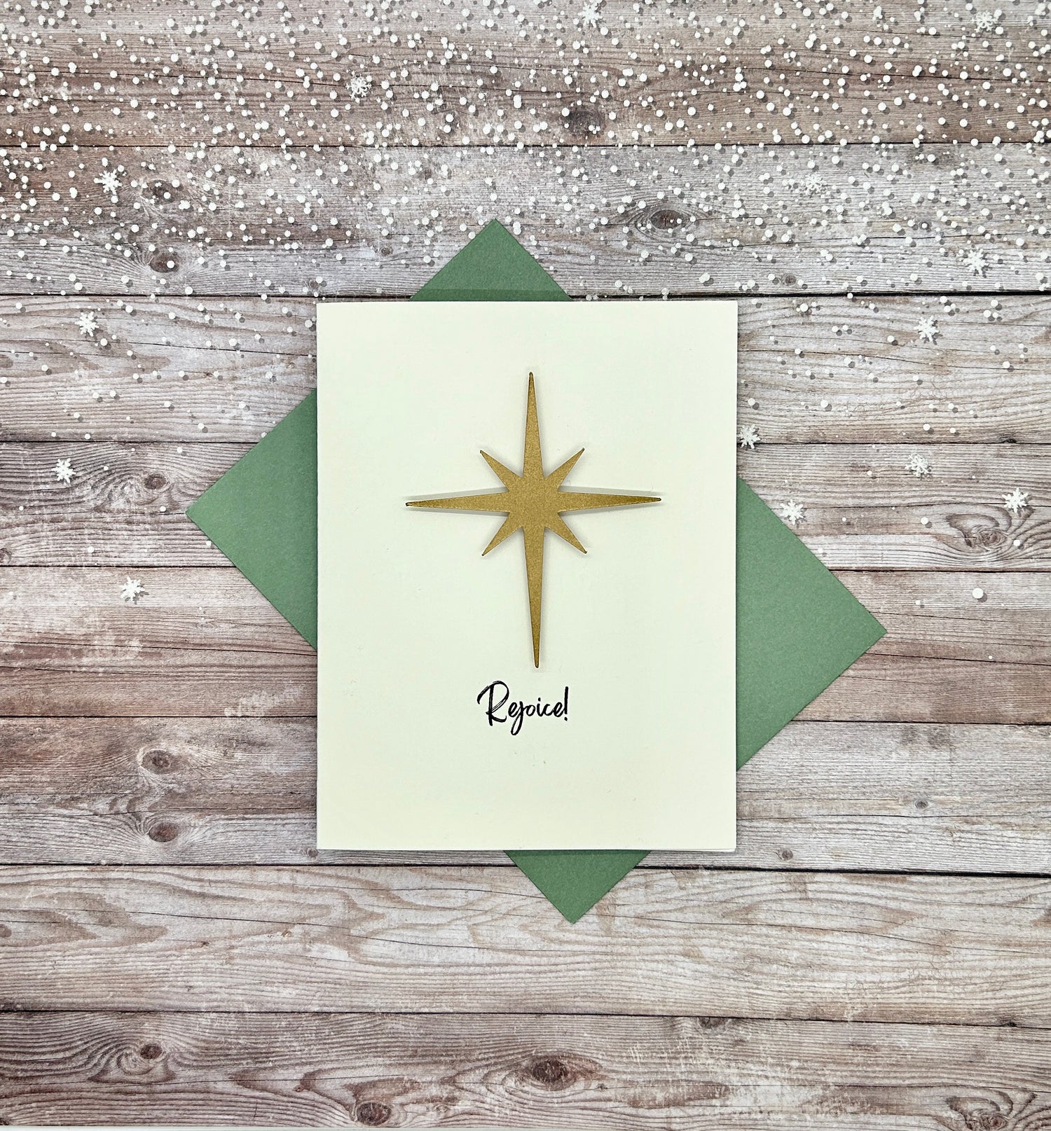 Rejoice Star of Bethlehem Christmas Cards/Boxed 6PK