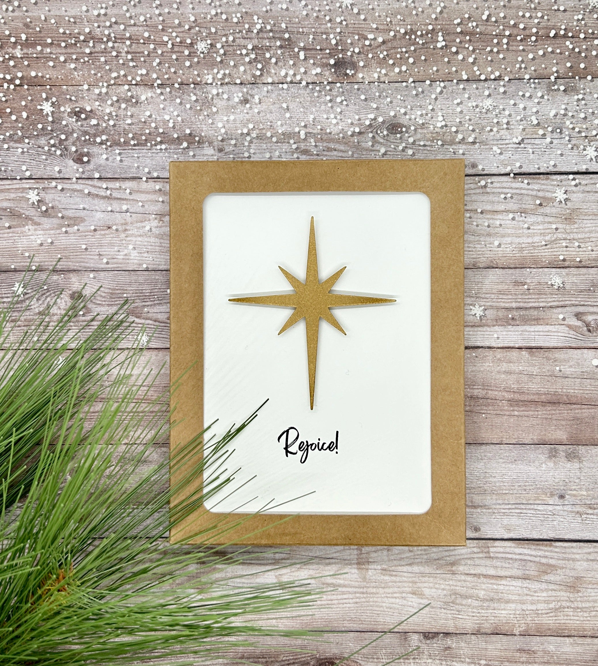 Rejoice Star of Bethlehem Christmas Cards/Boxed 6PK