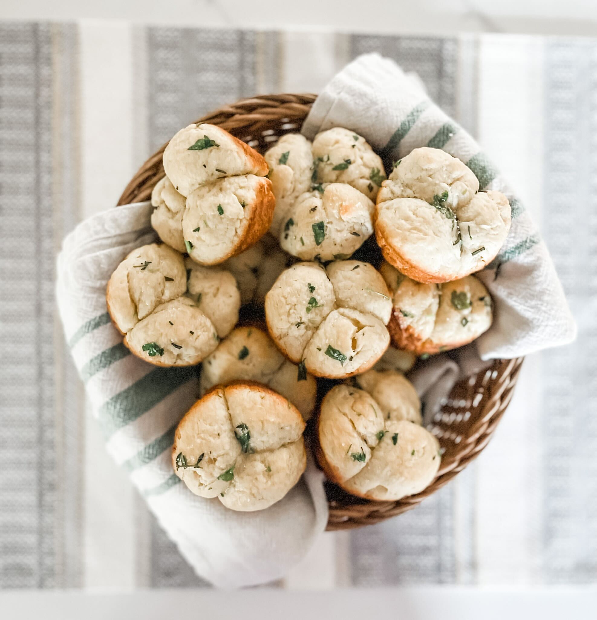 Herbed Trinity Cloverleaf Rolls - Most Holy Trinity