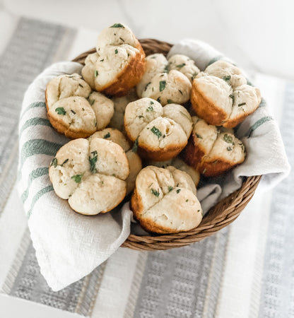 Herbed Trinity Cloverleaf Rolls - Most Holy Trinity