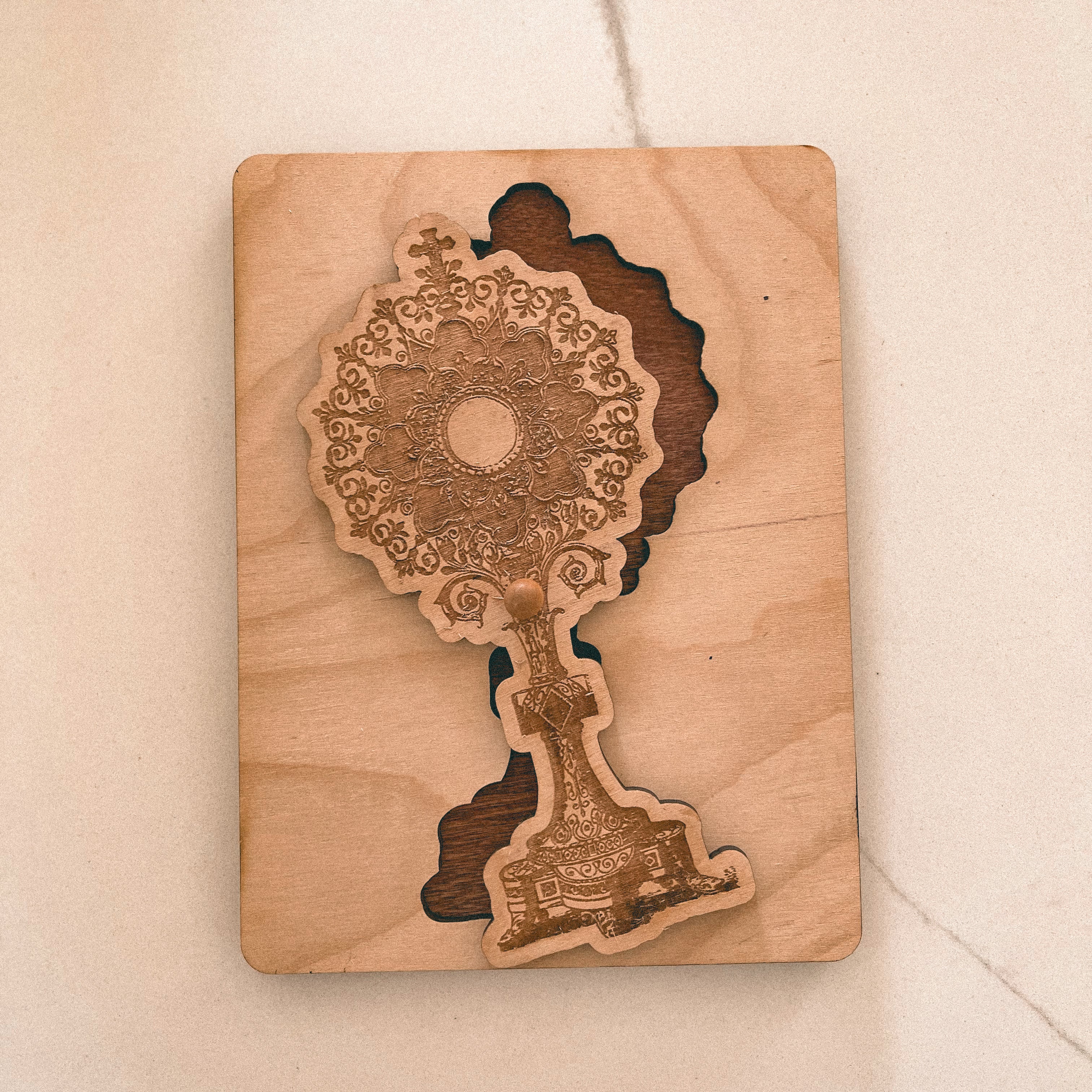 Wooden Monstrance Puzzle