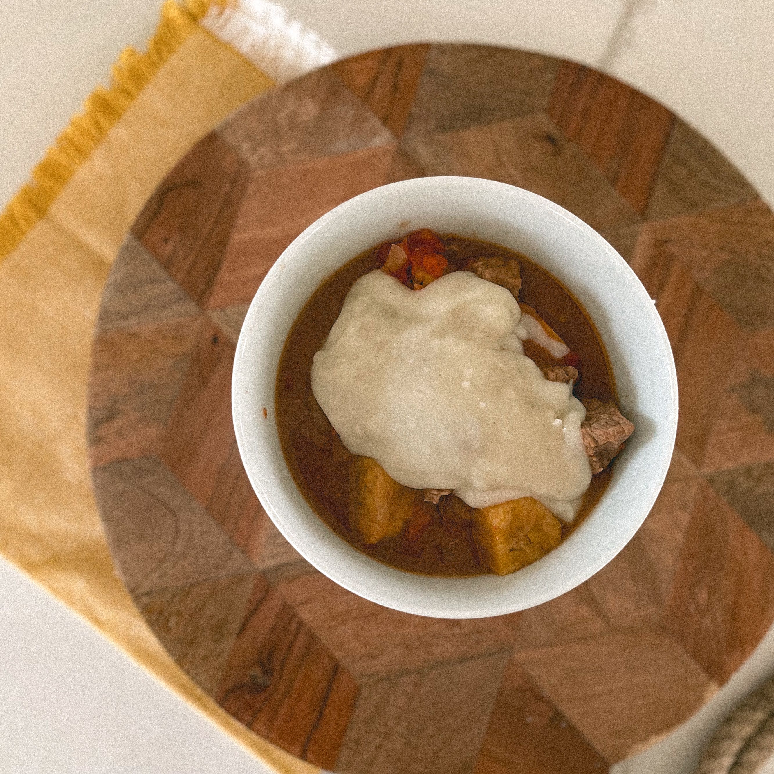 Rwandan Beef and Banana Stew with Ugali - November 28 - Our Lady of Kibeho