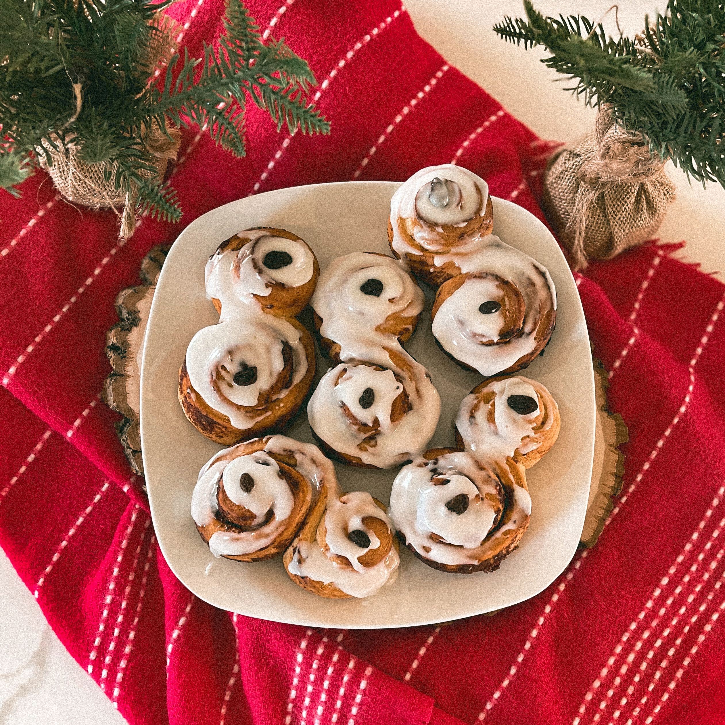 Cheater Canned Cinnamon Roll Saint Lucy Buns - December 13 - St. Lucy