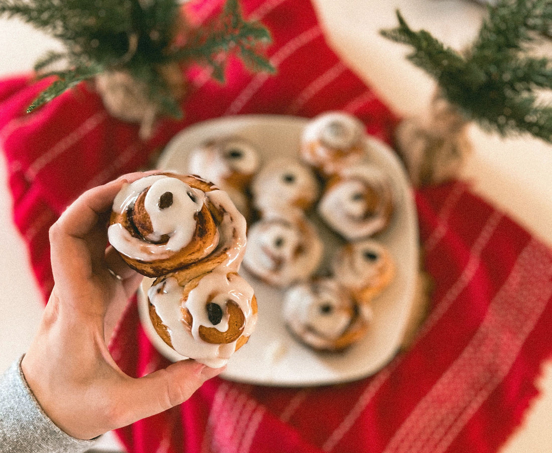 Cheater Canned Cinnamon Roll Saint Lucy Buns - December 13 - St. Lucy