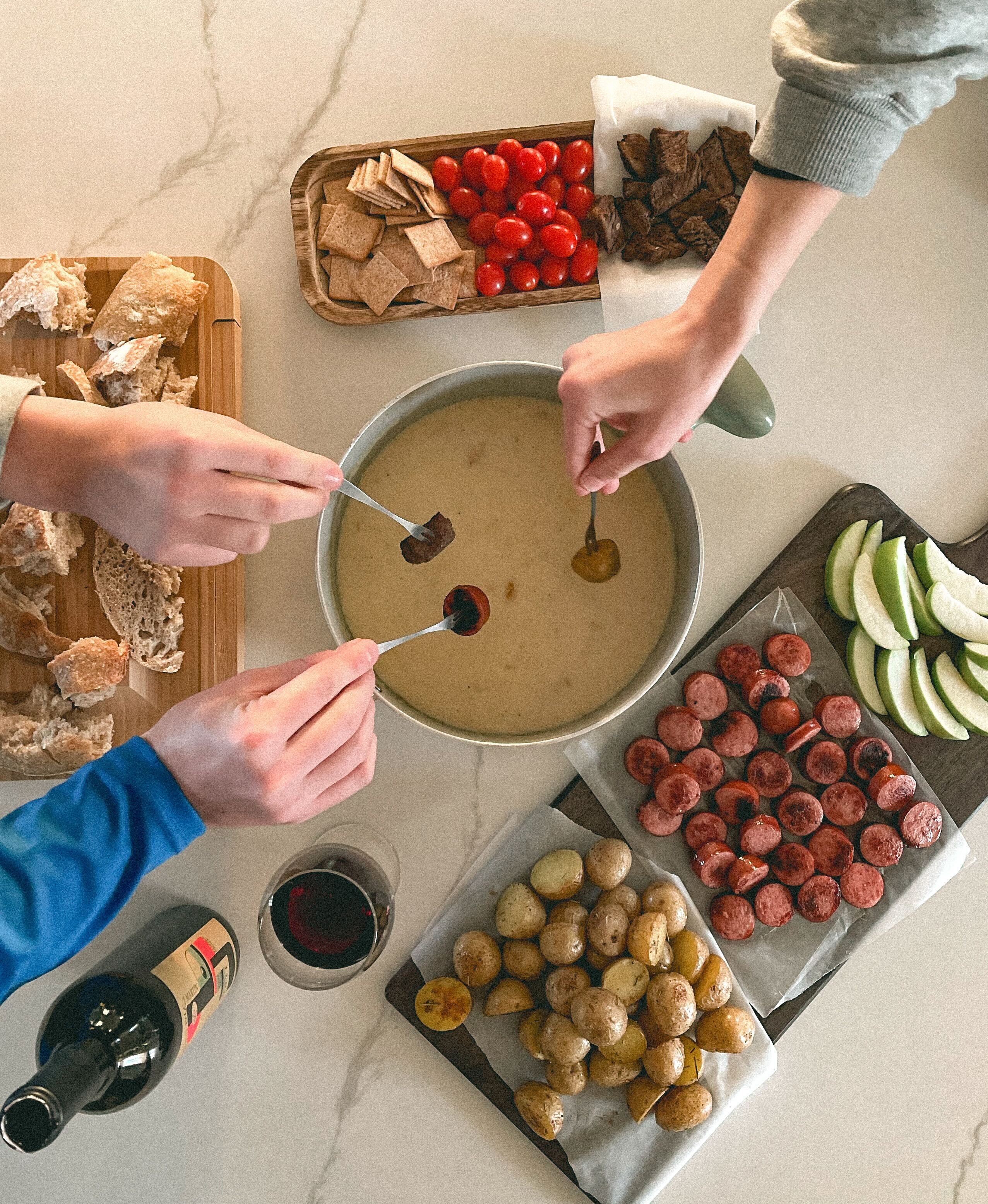 Full Immersion Cheese Fondue - January 8 - The Baptism of the Lord