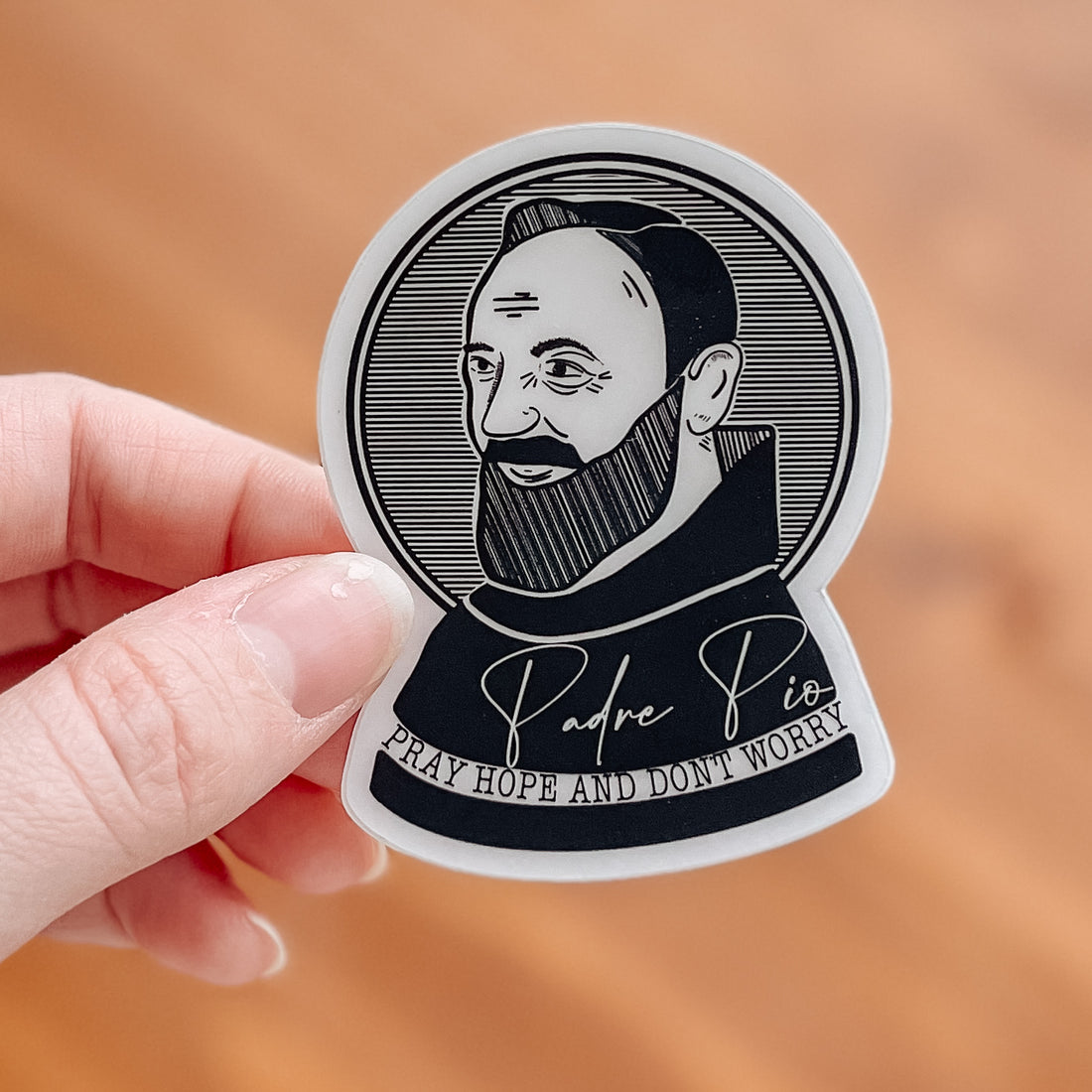 Padre Pio Sticker