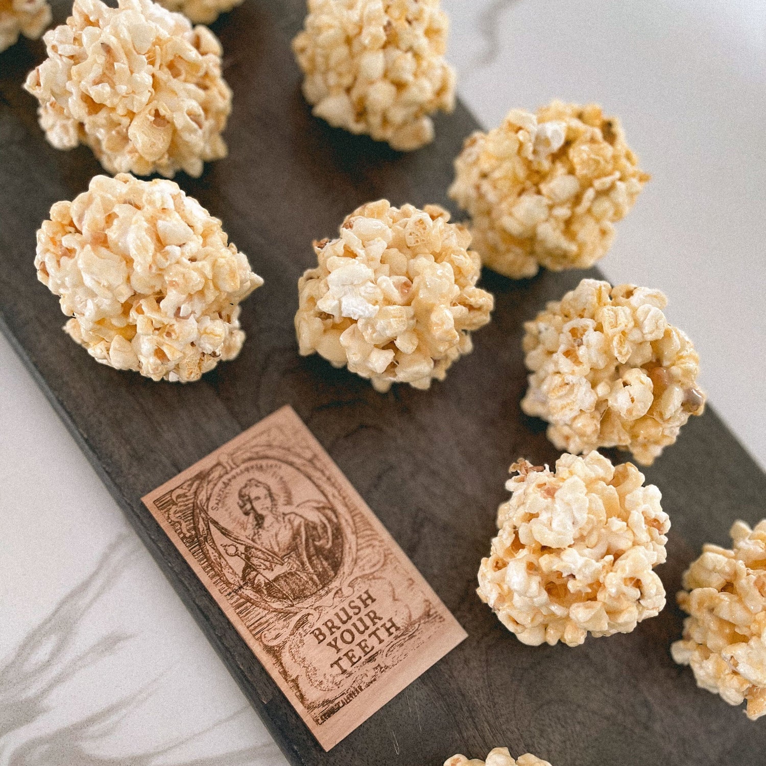 Toothsome Popcorn Balls - February 9 - St. Apollonia