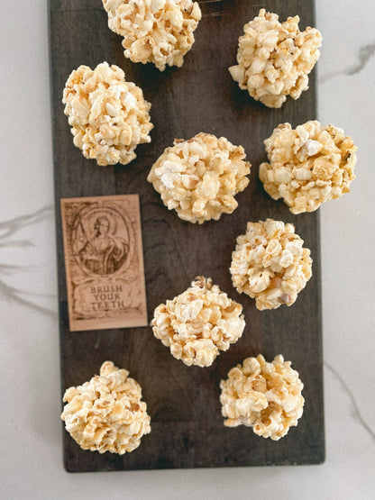 Toothsome Popcorn Balls - February 9 - St. Apollonia