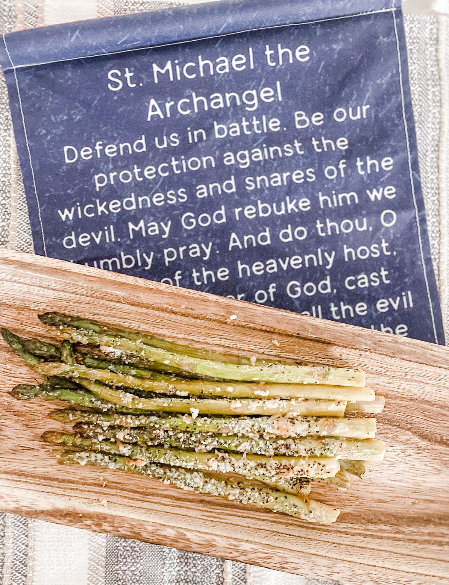 Garlic Parmesan Asparagus Spears - September 29 - Michaelmas