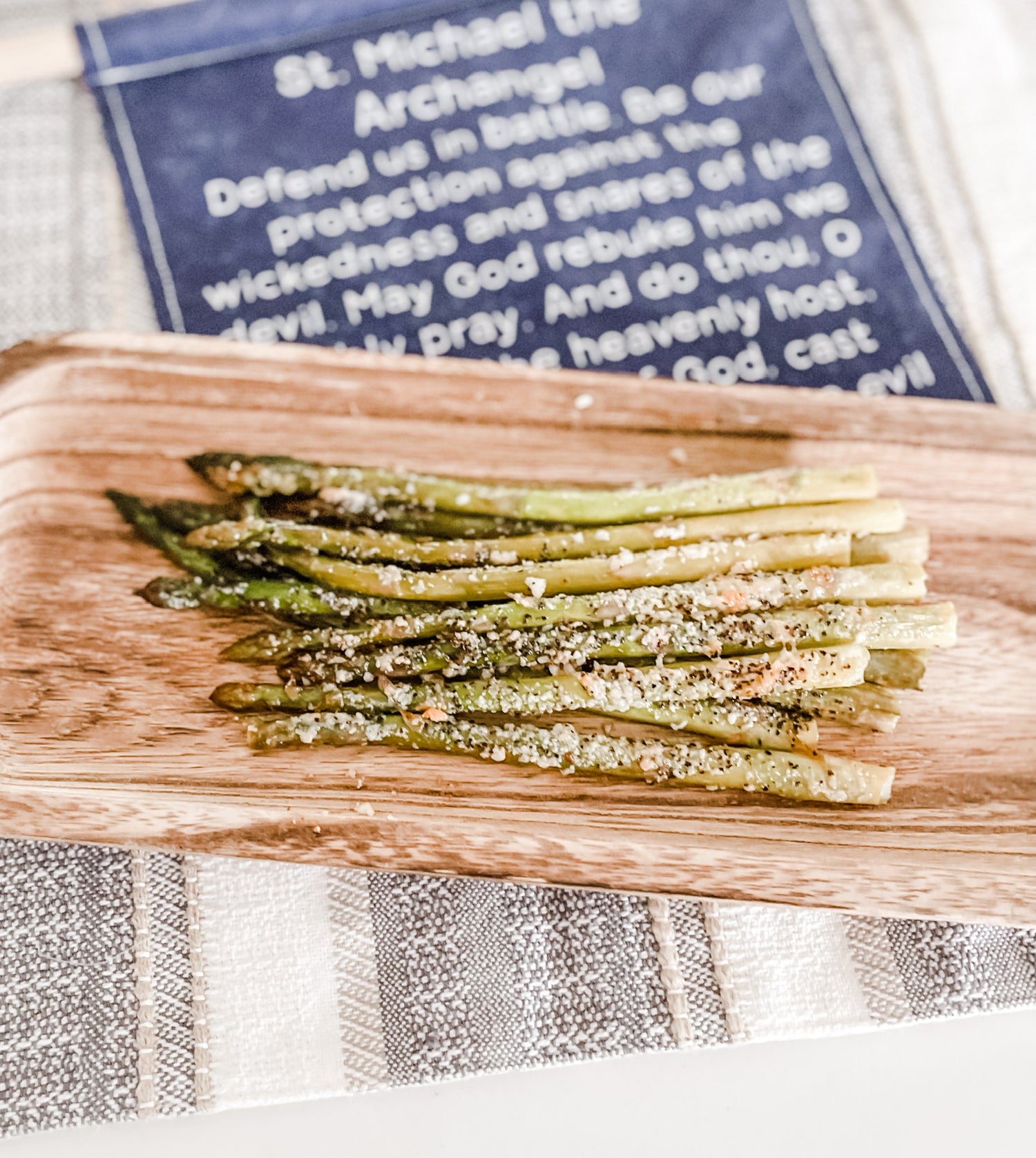 Garlic Parmesan Asparagus Spears - September 29 - Michaelmas