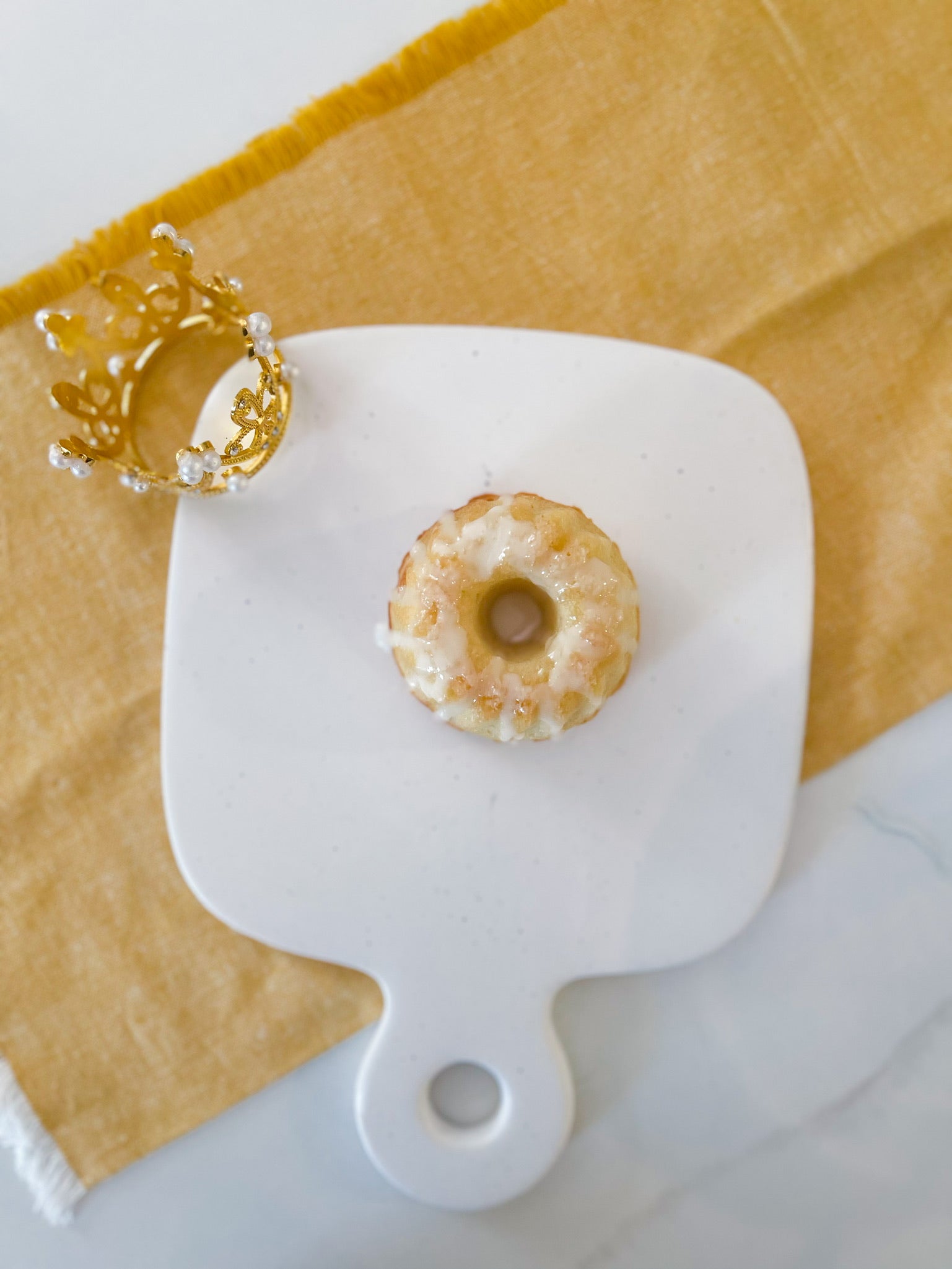 Mini Lemon Bundt Cake Crowns - November 20 - Jesus Christ, King of the Universe