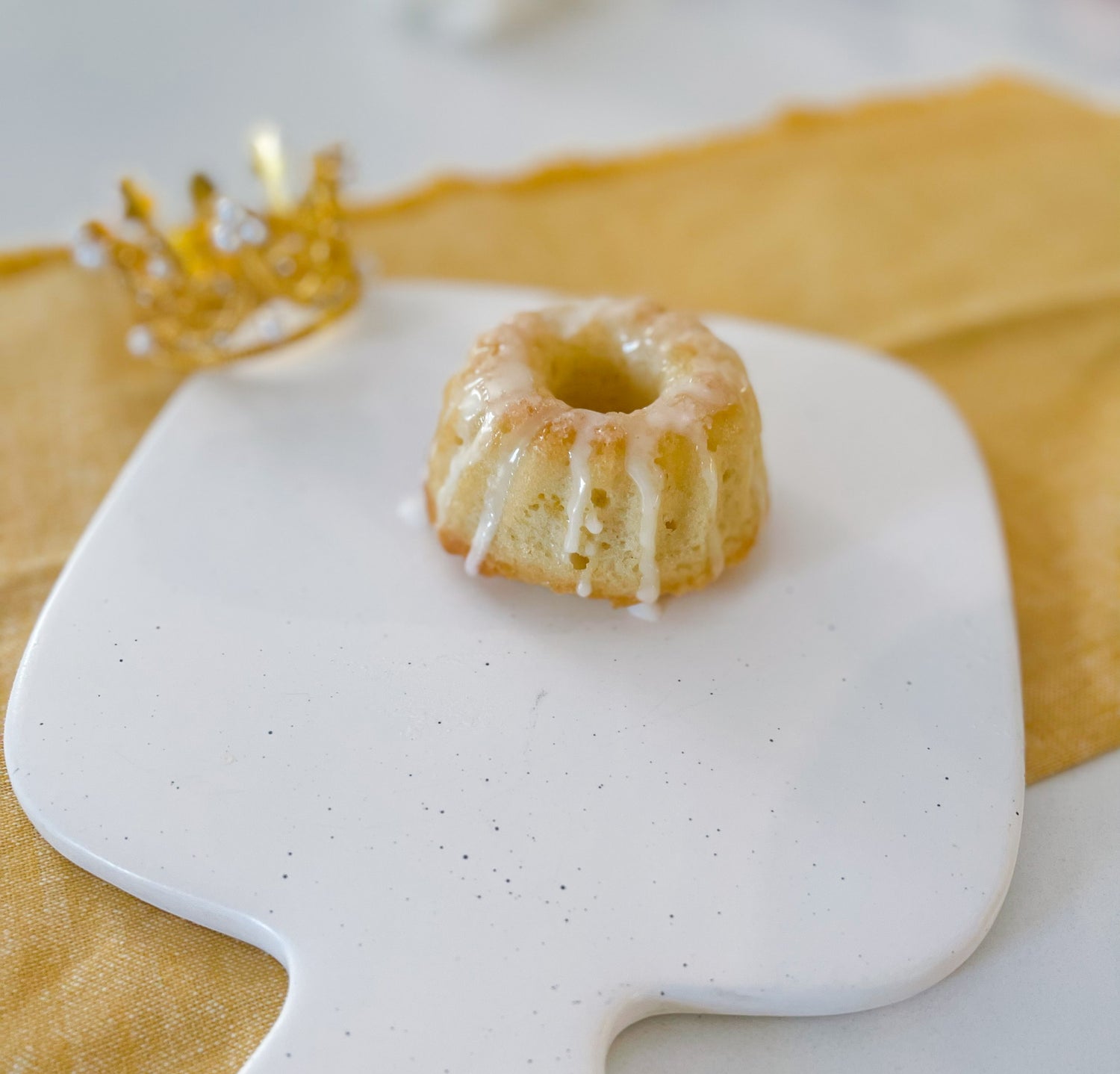 Mini Lemon Bundt Cake Crowns - November 20 - Jesus Christ, King of the Universe