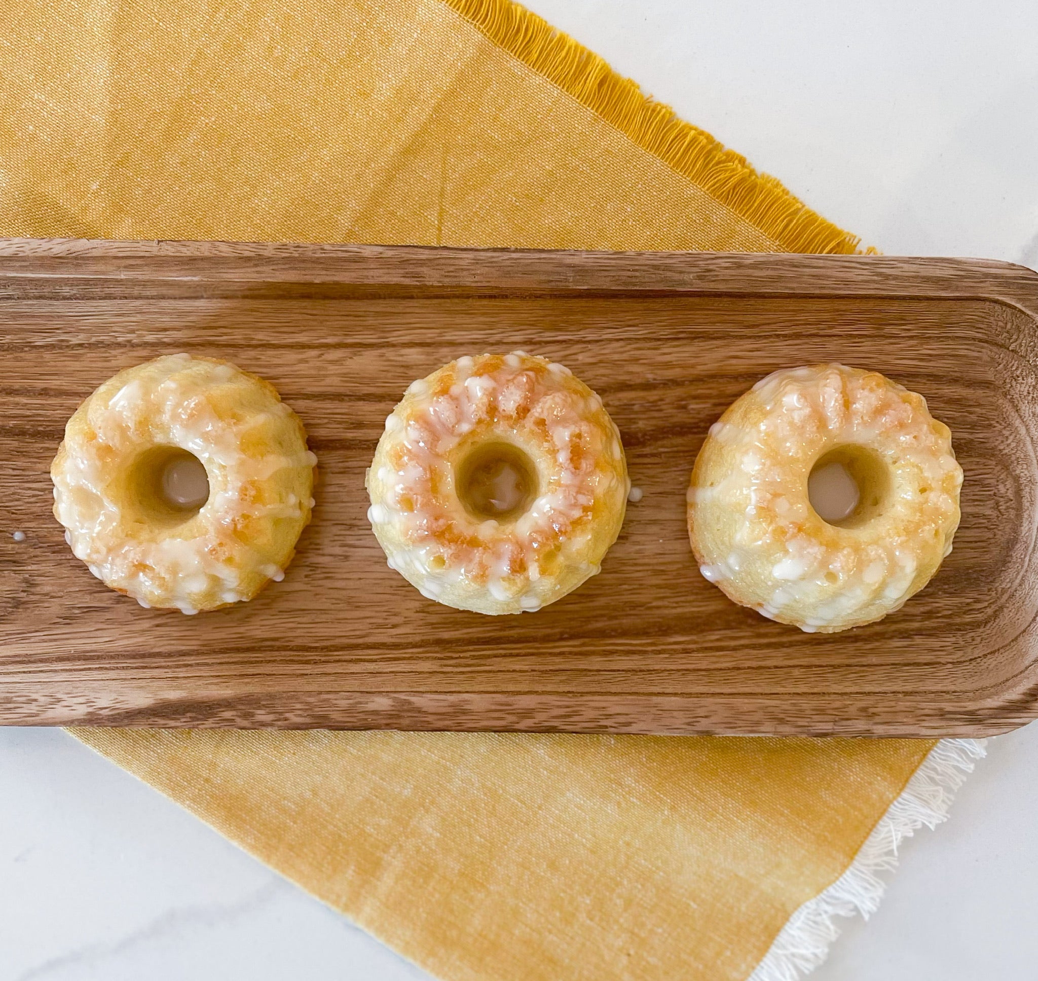 Mini Lemon Bundt Cake Crowns - November 20 - Jesus Christ, King of the Universe