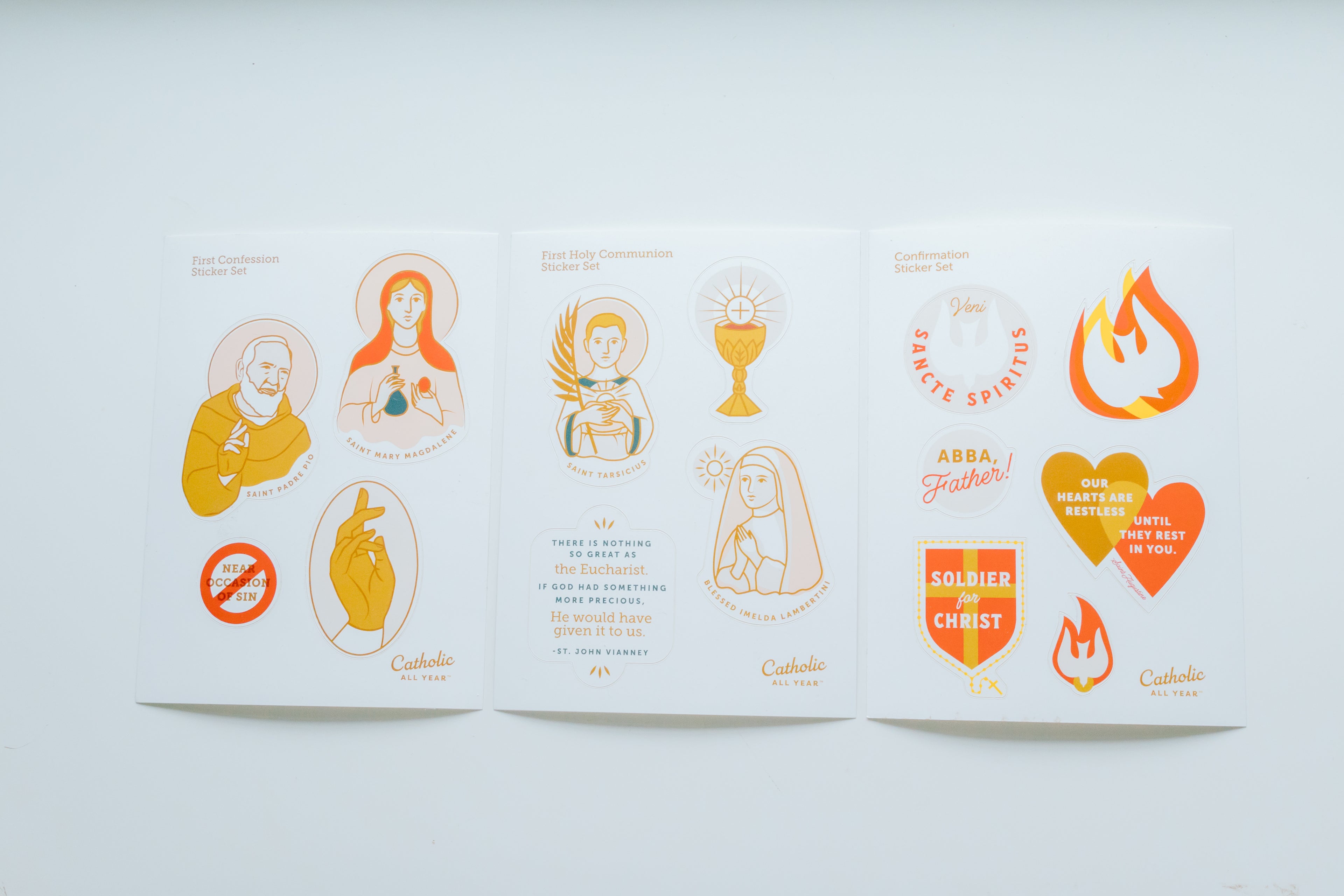 Sacraments Sticker Sheet
