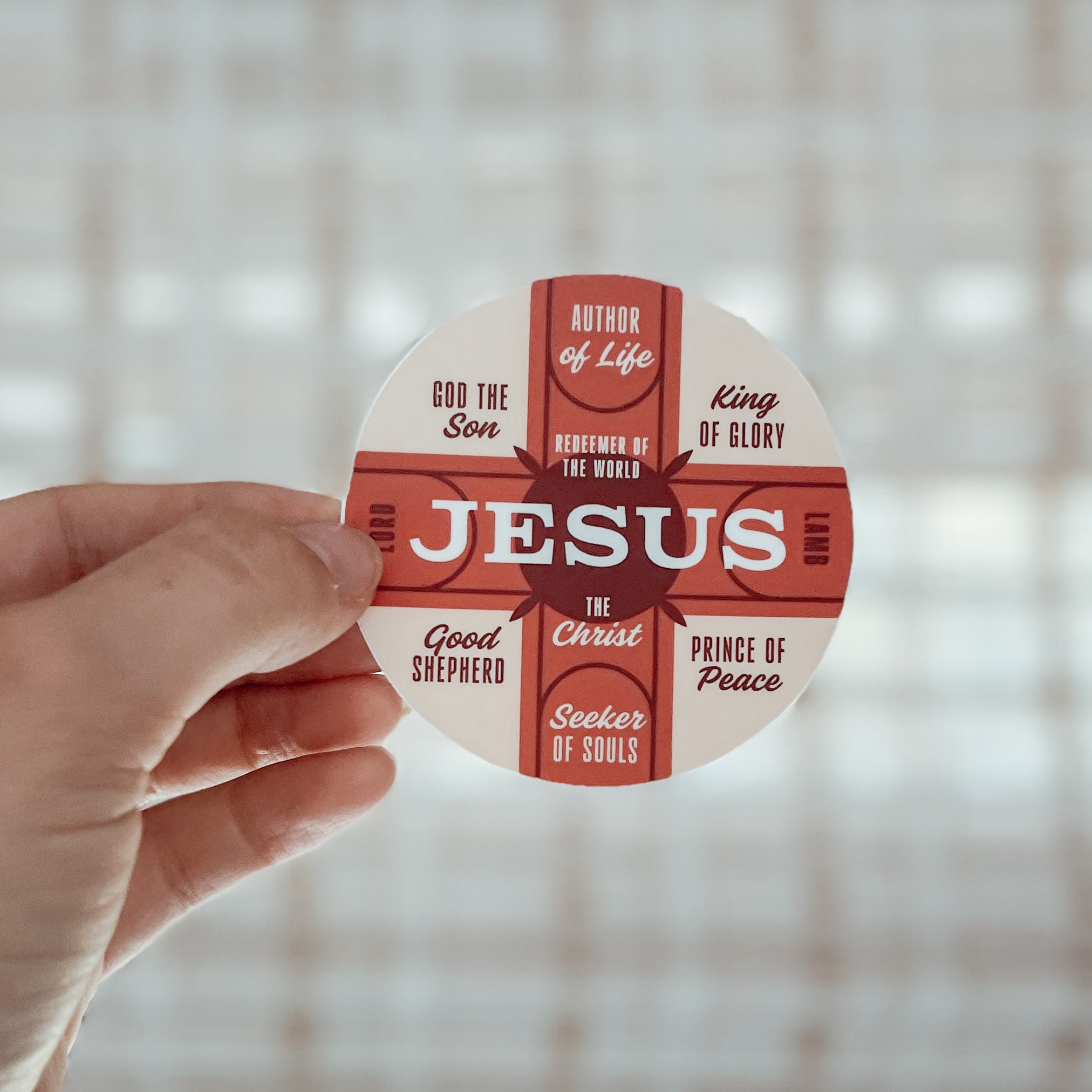 Titles of Jesus Sticker