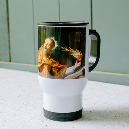 St. Augustine Coffee Mug with Lid