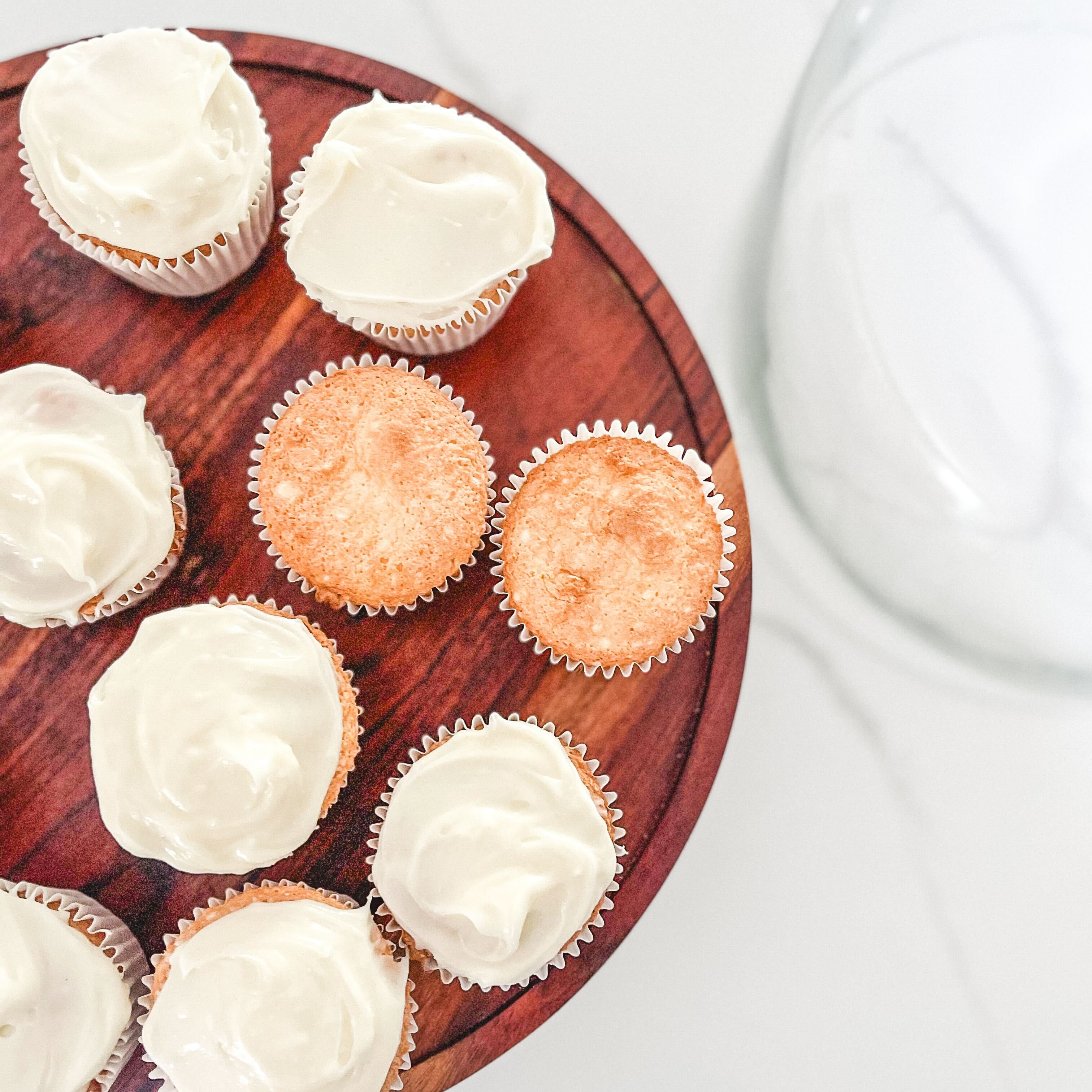 Queen of Angels Food Cupcakes - August 2 - Mary, Queen of Angels