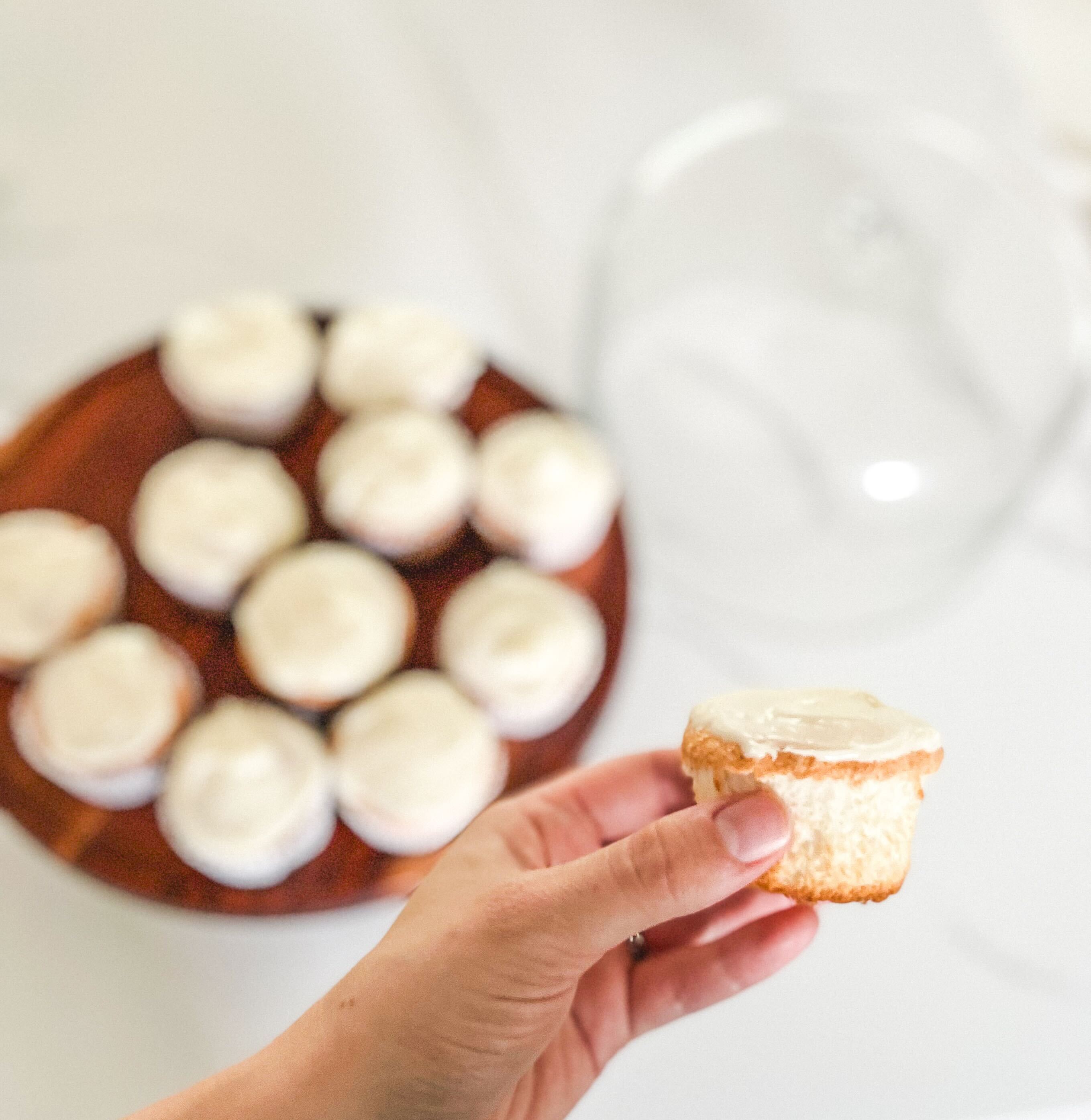 Queen of Angels Food Cupcakes - August 2 - Mary, Queen of Angels