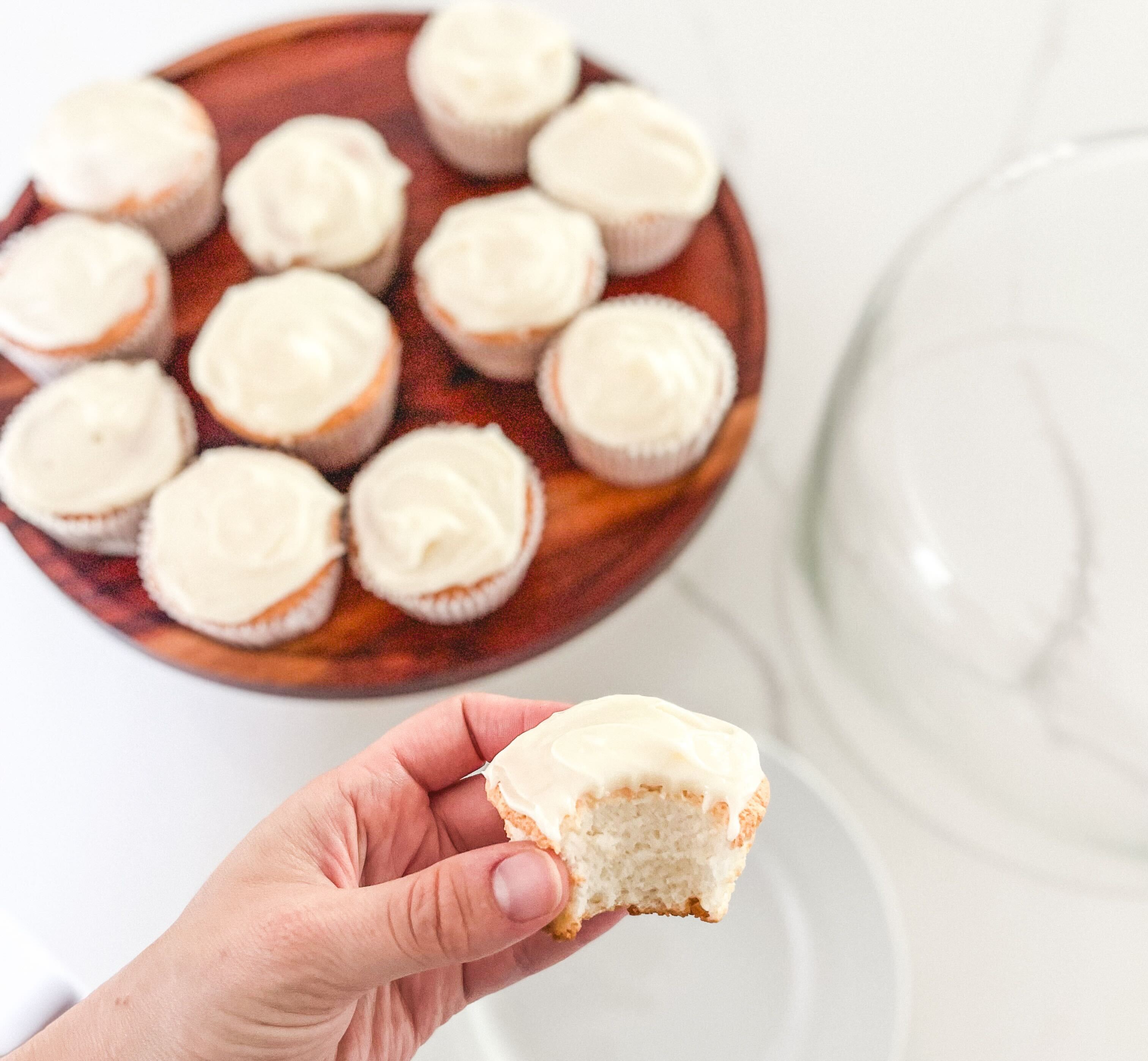 Queen of Angels Food Cupcakes - August 2 - Mary, Queen of Angels