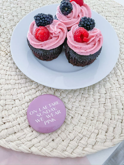 Rose Frosting - Laetare/Gaudete Sunday